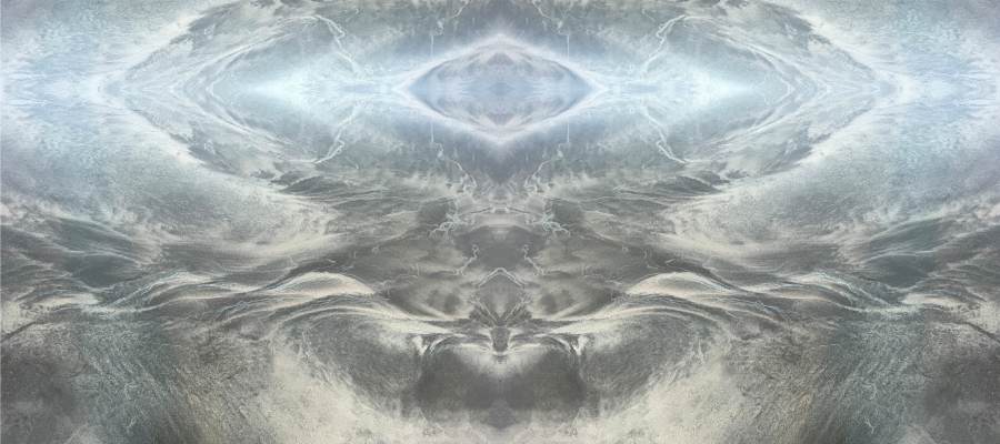 Dragon reflection Mixed Media