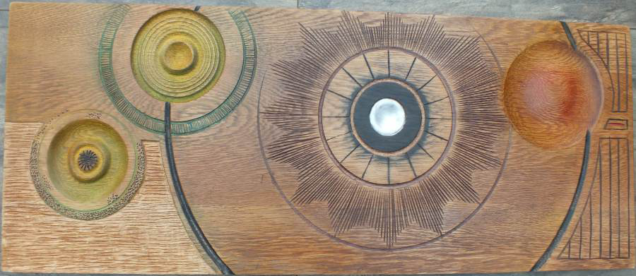 Everything Takes Longer wood sculpture