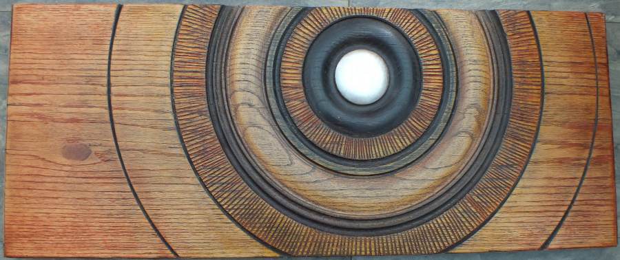 Time Keeper wood sculpture